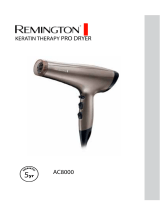 Remington Keratin Therapy Pro Dryer AC8000 Uživatelský manuál