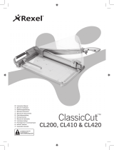 Rexel ClassicCut CL410 Guillotine Uživatelský manuál
