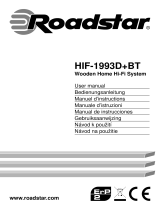 Roadstar HIF-1993D+BT Uživatelský manuál