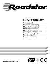 Roadstar HIF-1996D+BT Uživatelský manuál