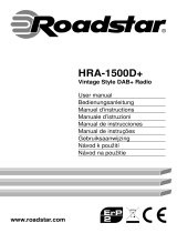 Roadstar HRA-1500D+ Uživatelský manuál