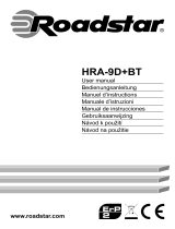 Roadstar HRA-9D+BT-Laquered Uživatelský manuál