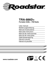 Roadstar TRA-886D+ Uživatelský manuál