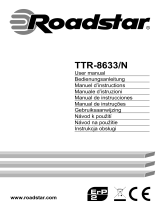Roadstar TTR-8633N Uživatelský manuál