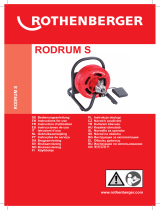 Rothenberger Drum machine RODRUM S Uživatelský manuál