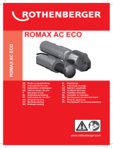 Rothenberger Press machine ROMAX AC ECO Basic unit Uživatelský manuál