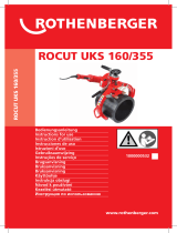 Rothenberger ROCUT UKS 160 - 355 Uživatelský manuál