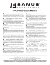 Sanus SFA29 instalační příručka
