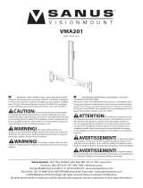 Sanus New VisionMount VMA201 Uživatelský manuál