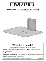 Sanus VMA401 instalační příručka