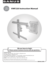 Sanus VMF220 instalační příručka
