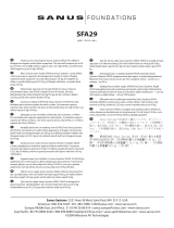Sanus STEEL FURNITURE FOUR SHELF AV STAND-SFA29 Uživatelský manuál