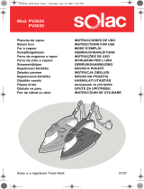 Solac PV2020 Operativní instrukce