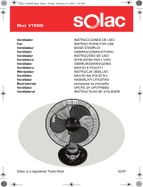 Solac VT8860 Návod k obsluze