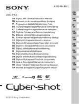 Sony Cyber Shot DSC-H55 Uživatelský manuál