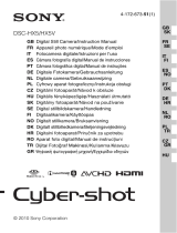 Sony Cyber Shot DSC-HX5V Uživatelský manuál