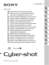 Sony Cyber-Shot DSC H55 Uživatelská příručka