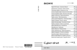 Sony Cyber-Shot DSC W610 Uživatelská příručka