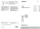 Sony Bravia KDL-32EX505 Uživatelský manuál