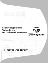 Targus Rechargeable Wireless Notebook Mouse Uživatelský manuál