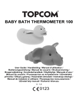 Topcom Baby Bath Thermometer 100 Elephant Uživatelský manuál