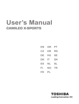 Toshiba Camileo X-Sports Operativní instrukce