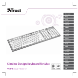 Trust Slimline Aluminium Keyboard for Mac IT Uživatelský manuál