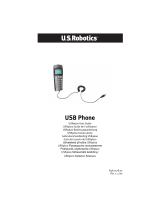 USRobotics 9600 USB Internet Phone Uživatelský manuál
