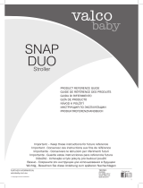 Valco baby Snap Duo Operativní instrukce