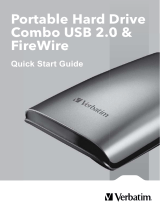 Verbatim Portable Hard Drive Combo USB Uživatelský manuál