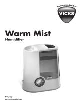Vicks VH750 Warm Mist Humidifier Návod k obsluze
