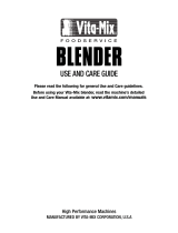 Vita-Mix Inc. Blender Uživatelský manuál