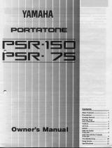 Yamaha PortaTone PSR-75 Návod k obsluze