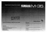 Yamaha M-35 Návod k obsluze