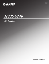 Yamaha 6240 - HTR AV Receiver Návod k obsluze