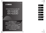 Yamaha RX-A2030 Návod k obsluze