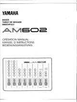 Yamaha AM602 Návod k obsluze