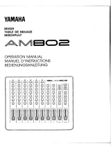 Yamaha AM802 Návod k obsluze