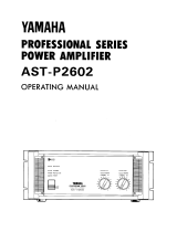 Yamaha AST-P2602 Návod k obsluze