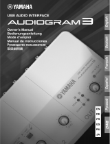 Yamaha Audiogram3 Návod k obsluze