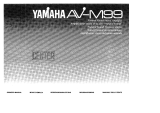 Yamaha AV-M99 Návod k obsluze