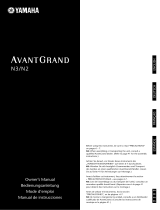 Yamaha AVANT GRAND N-2 Uživatelský manuál