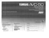 Yamaha AVC-50RS Návod k obsluze