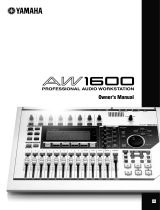 Yamaha AW 1600 Uživatelský manuál