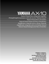 Yamaha AX-10 Uživatelský manuál