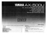 Yamaha AX-500 Návod k obsluze