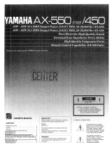 Yamaha AX-550 Návod k obsluze