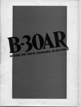 Yamaha B-30AR Návod k obsluze