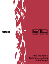 Yamaha B1D Návod k obsluze