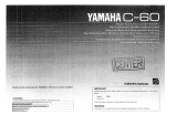 Yamaha C-60 Návod k obsluze